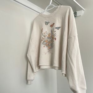 American Eagle cropped oversized size small sweater